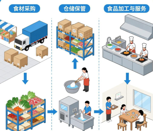 全链路数字化食堂管理方案
