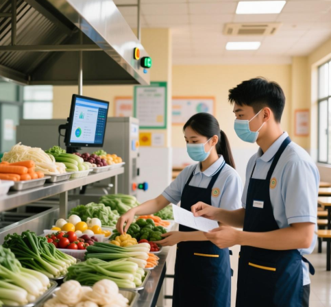 食堂智能验收：守护校园采购每一关
