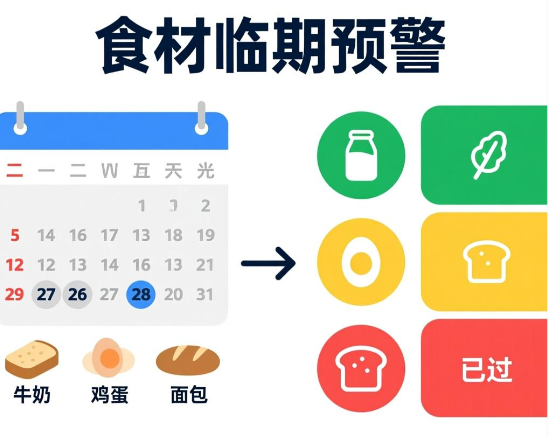 食材临期预警系统让食堂管理更从容