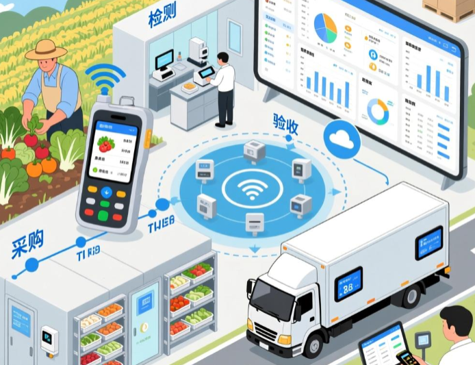 食安物联网技术：农残|仓储|配送|验收|可视化方案